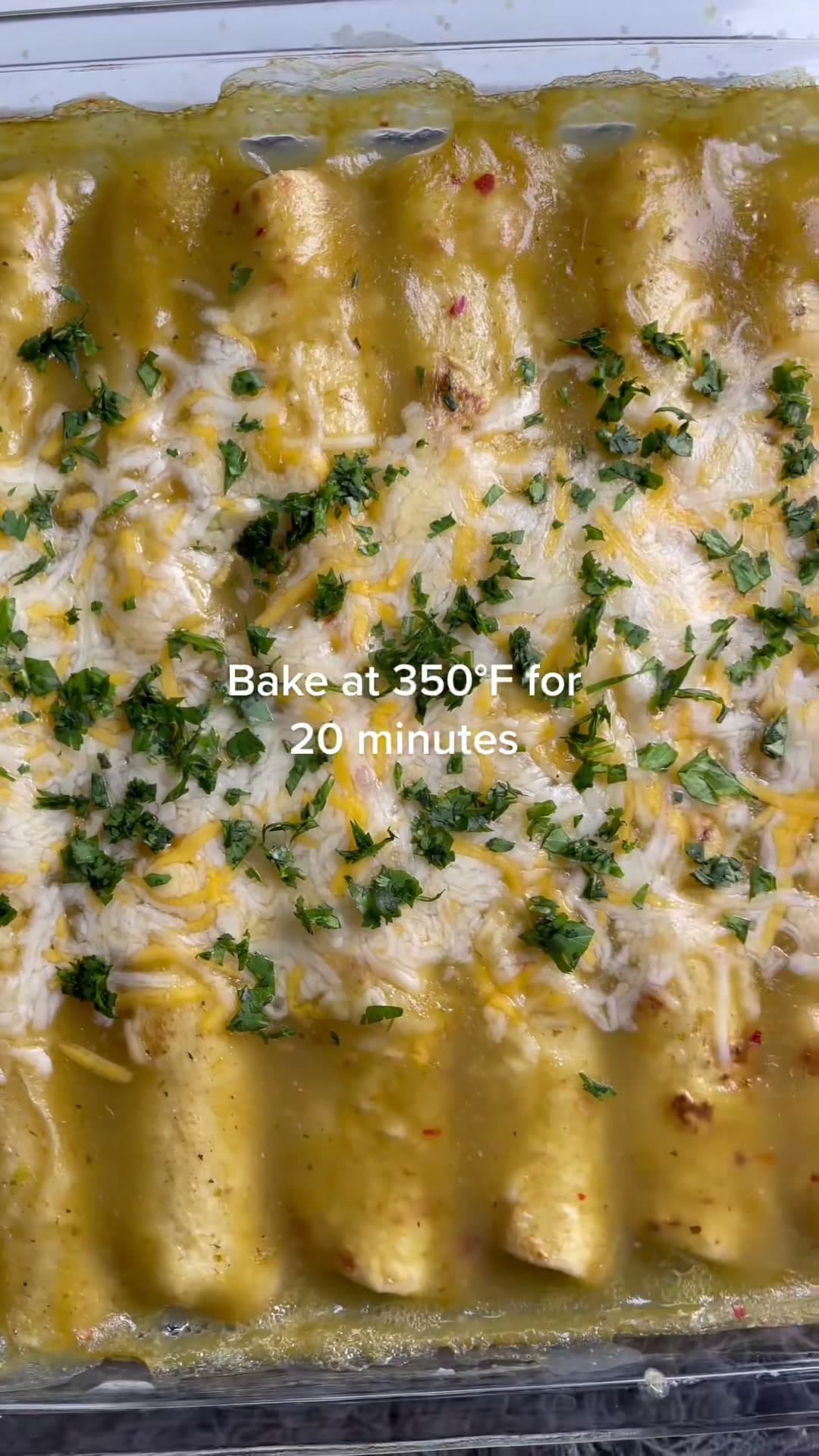 Lazy Cheesy Chicken Enchiladas