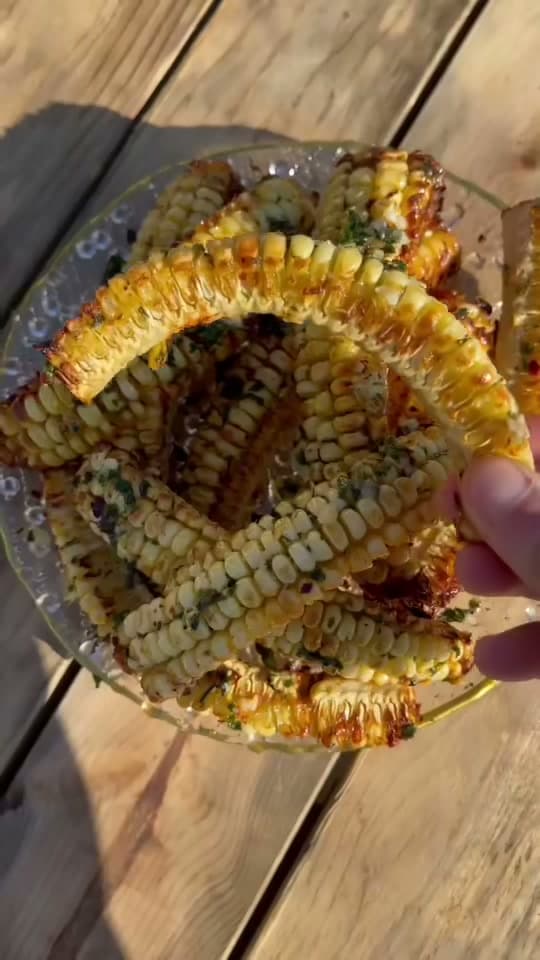 Garlic Herb Corn Ribs