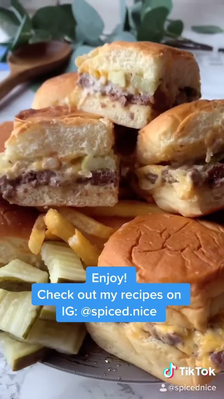 Easy White Castle Sliders