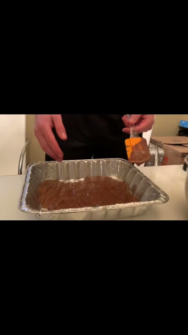 Homemade Chocolate Chip Brownies