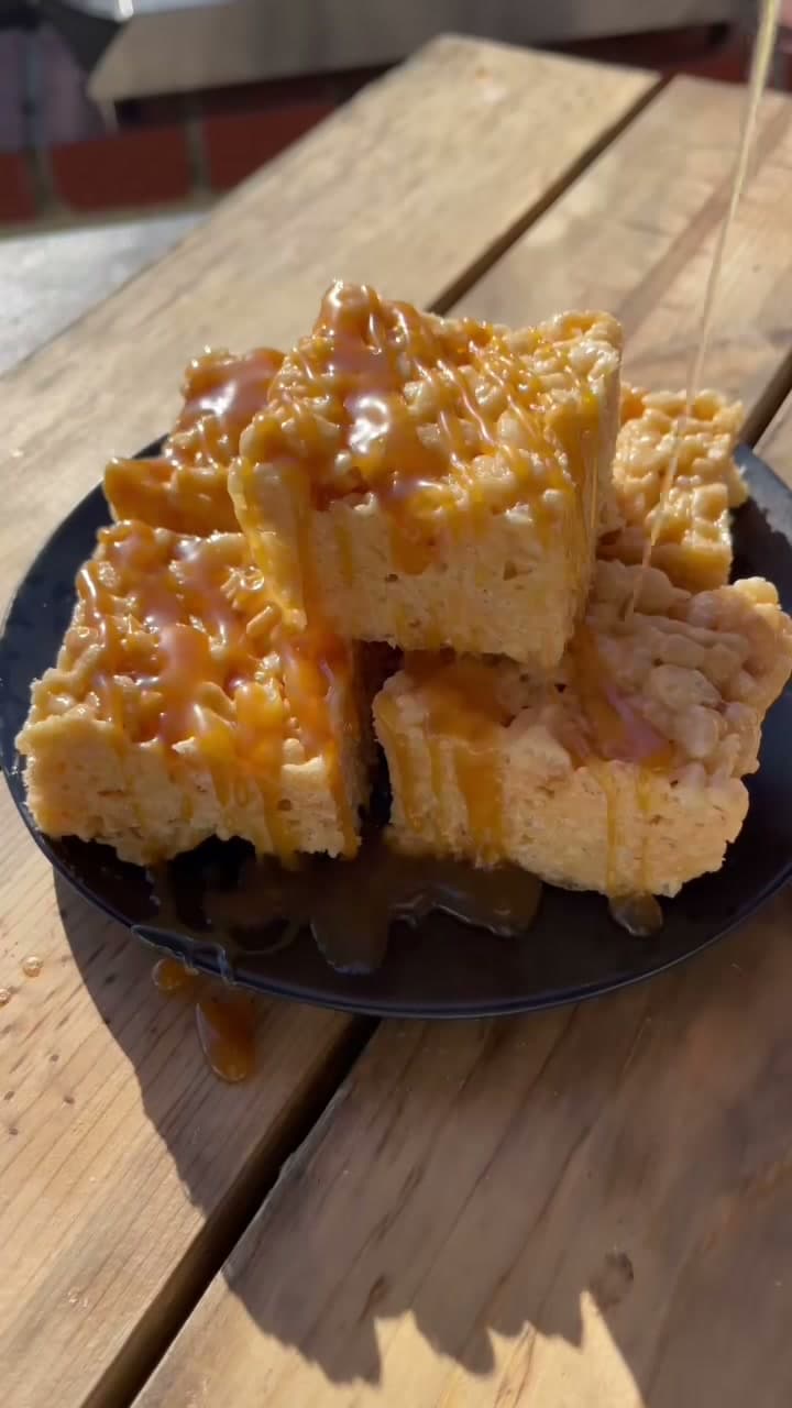 Salted Caramel Rice Krispies