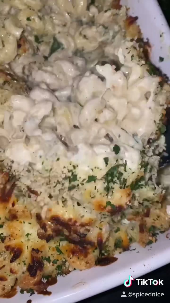 Garlic Herb Truffle Mac and Cheese