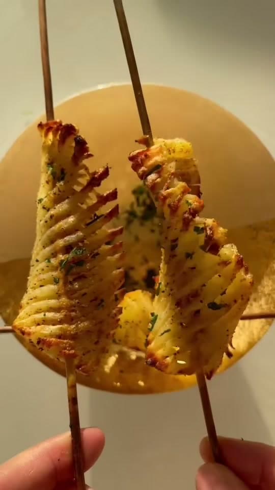 Accordion Cut Potatoes